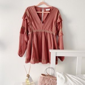 [MABLE] Raspberry Pink Doll Dress